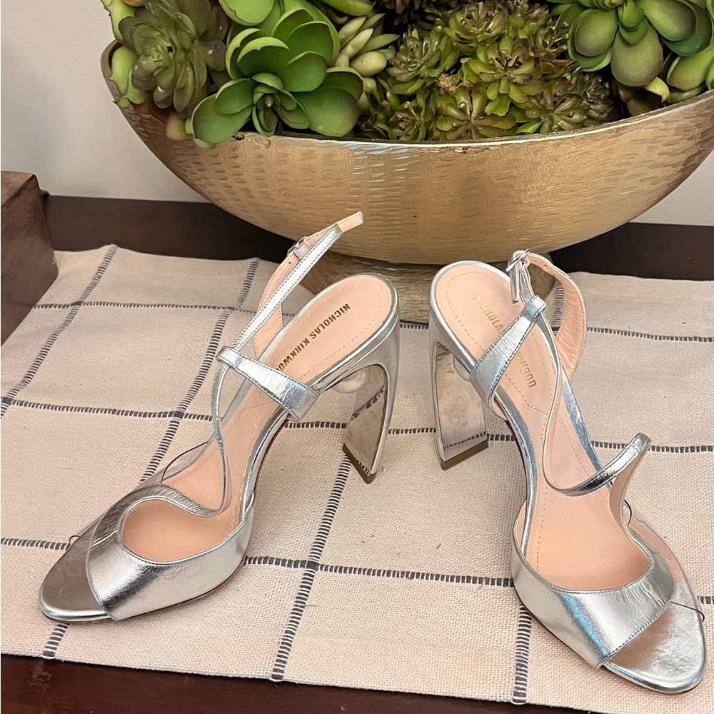 Nicholas Kirkwood Elegant Heels Womens Sze 7 (37) Designer Retail $795 Iconic